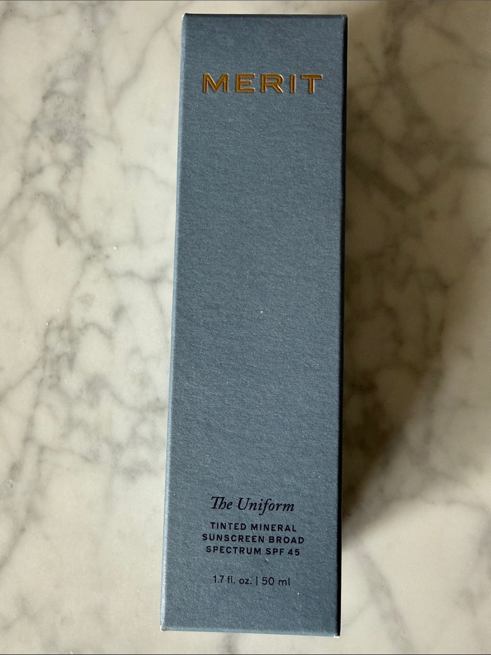 MERIT The Uniform Tinted Mineral Sunscreen SPF 45 - Cream shade 28
